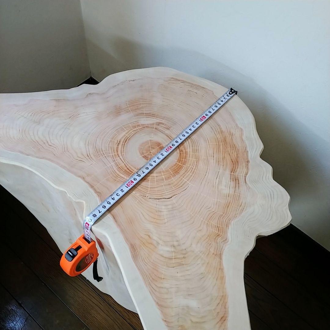 丸太スツール　丸太サイドテーブル　ヒノキ根元