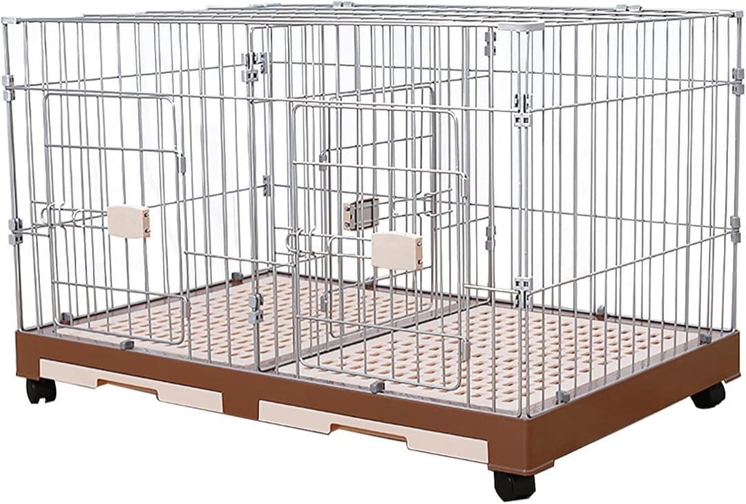 犬ケージ 猫ケージ 特大ケージ 室内飼い　引き出しトイレ付 掃除簡単 移動便利
