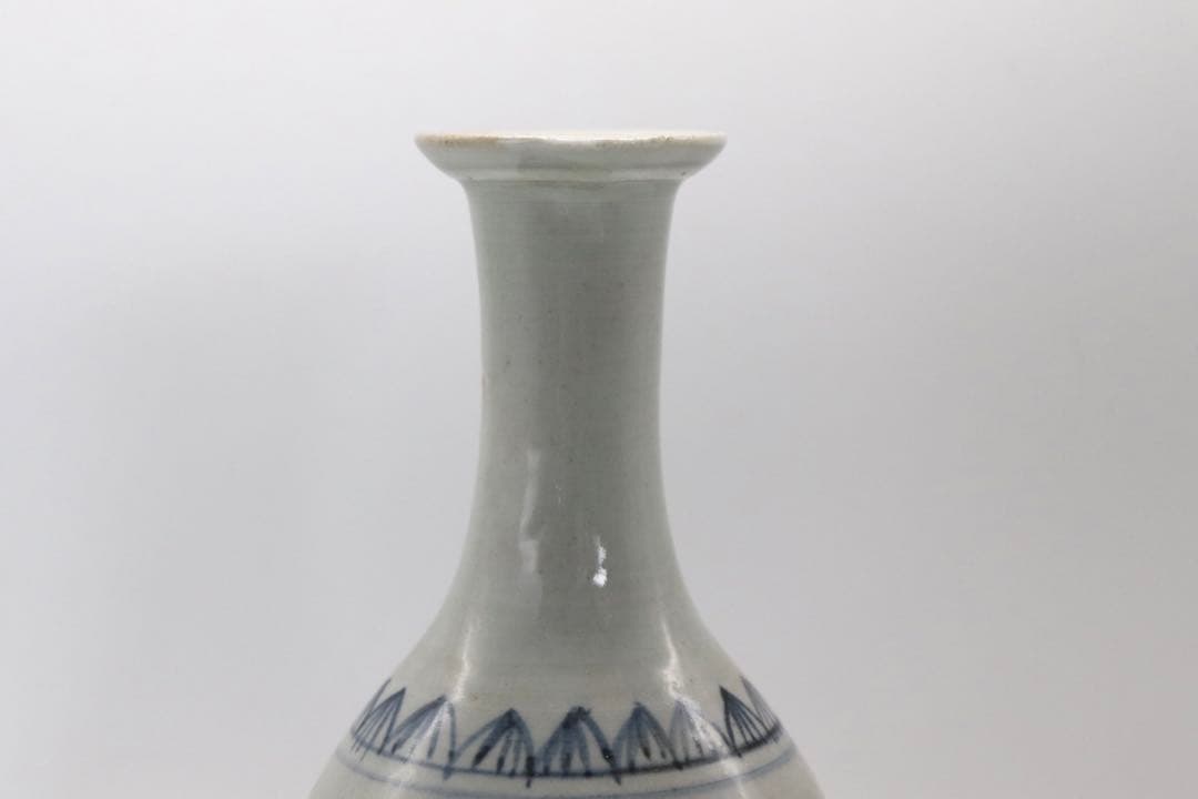 李朝　染付　瓶　送料込み0814