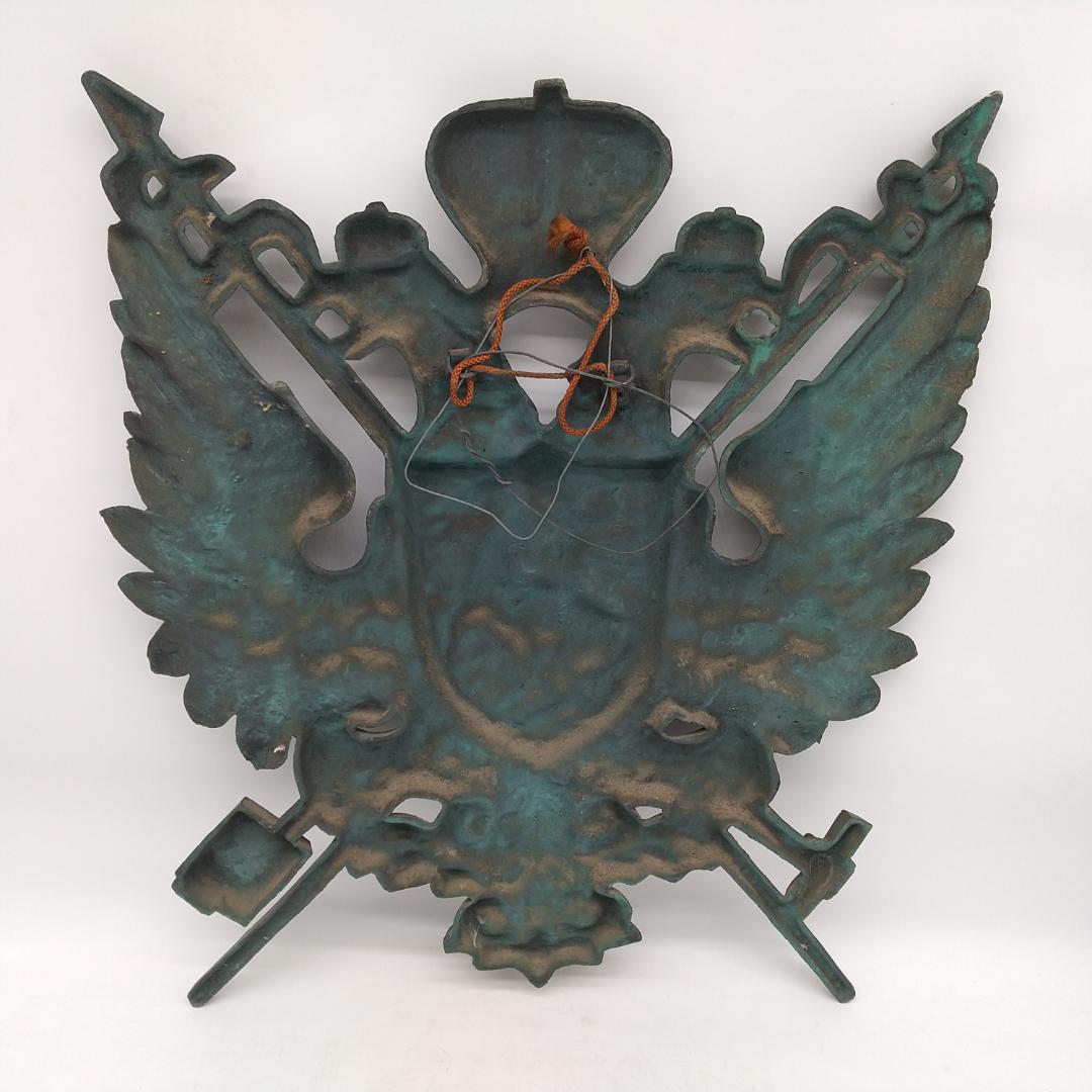 2793番 双頭鷲 レリーフ 50cm×60cm 大型 アンティーク