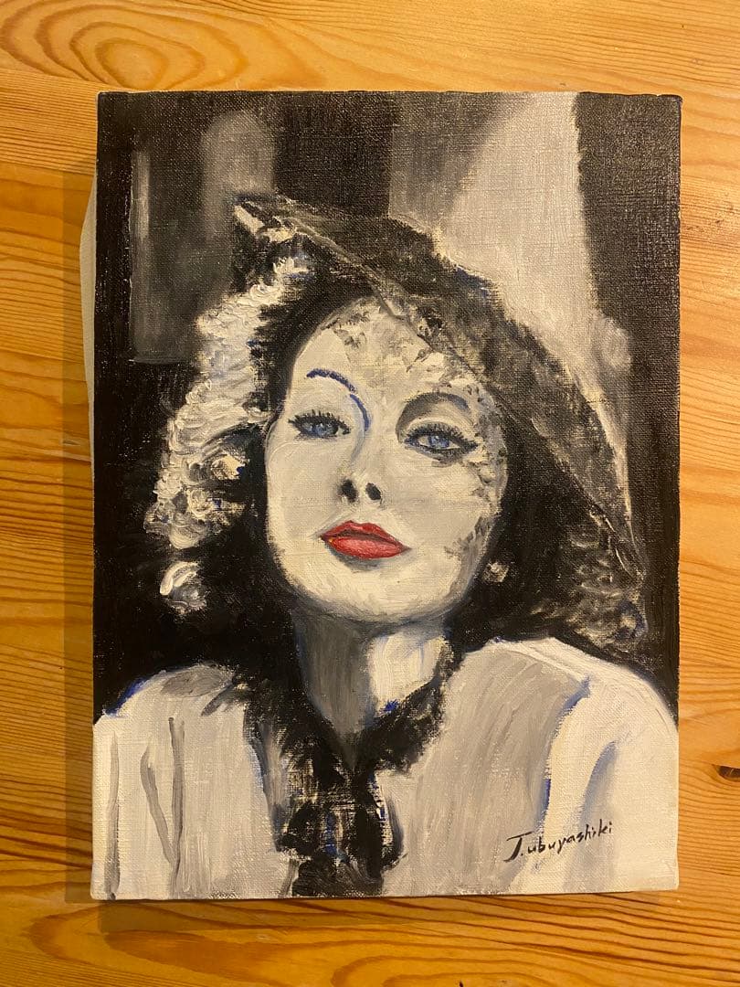 自作の油絵 F4号