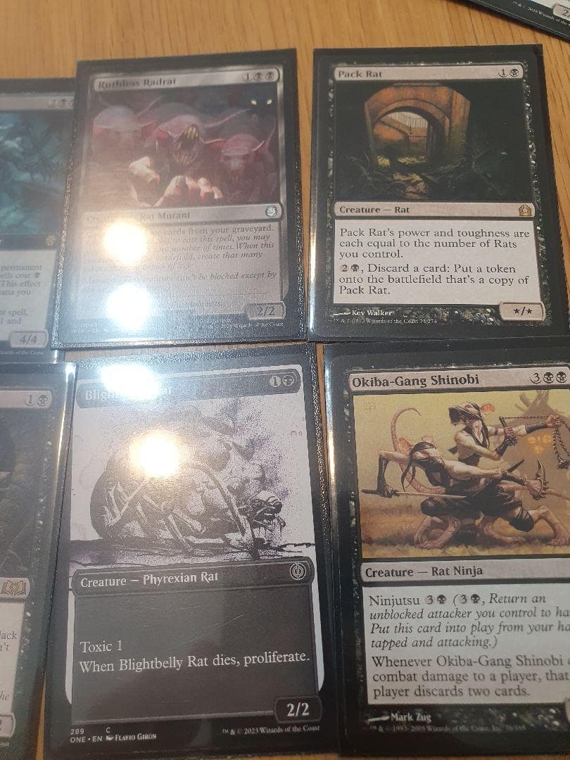 マジック：ザ・ギャザリング Rats/Infect custom MTG commander deck