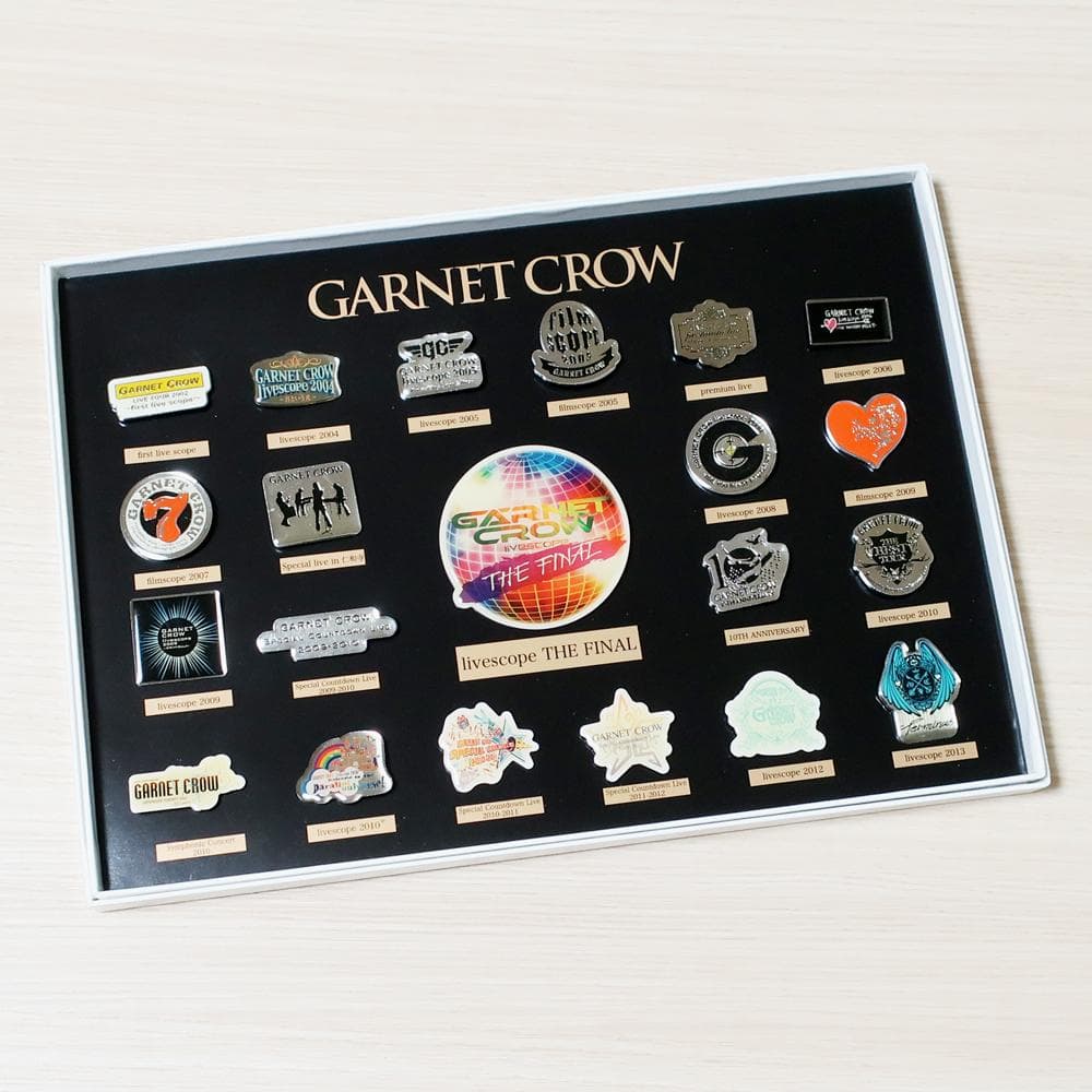 ピンバッジセット GARNET CROW 13th memories グッズ