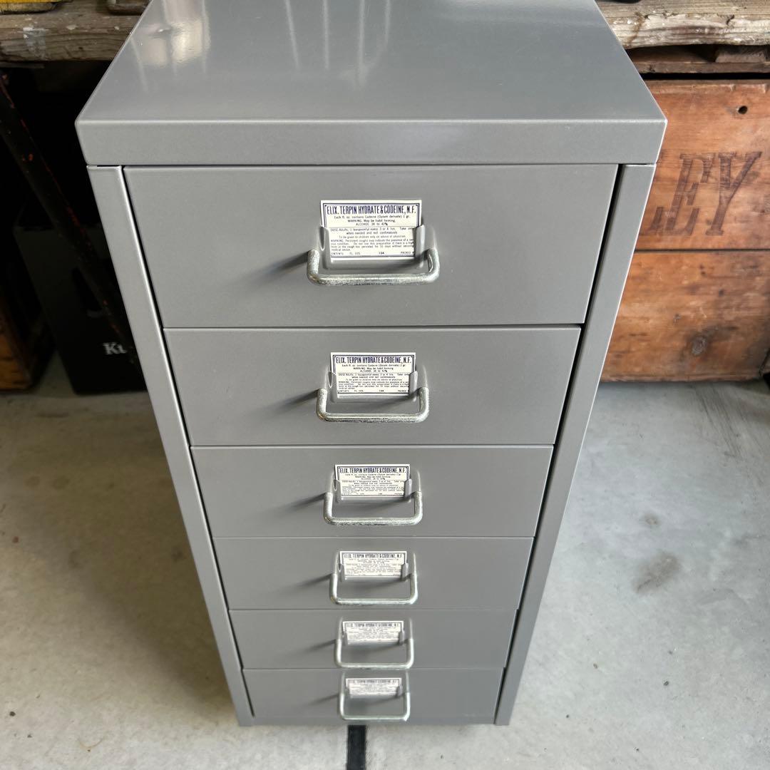 【廃盤】IKEA イケア HELMER ヘルメル 引き出し　スチール キャスター