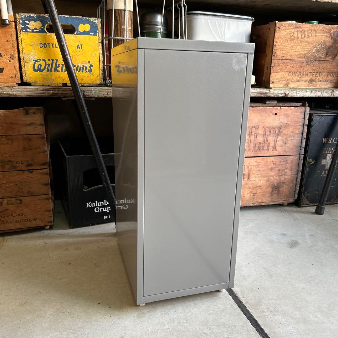 【廃盤】IKEA イケア HELMER ヘルメル 引き出し　スチール キャスター