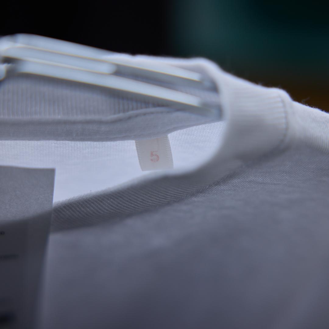 25SS COMOLI コットンジャージ 半袖Tシャツ B01-05010 黒白