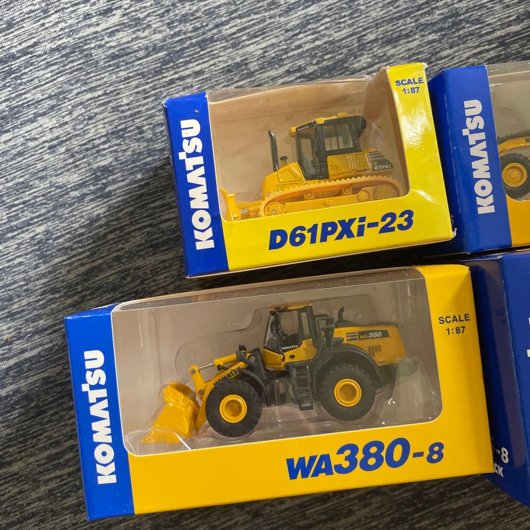 KOMATSUコマツ 株主優待 非売品 重機4点まとめ売り