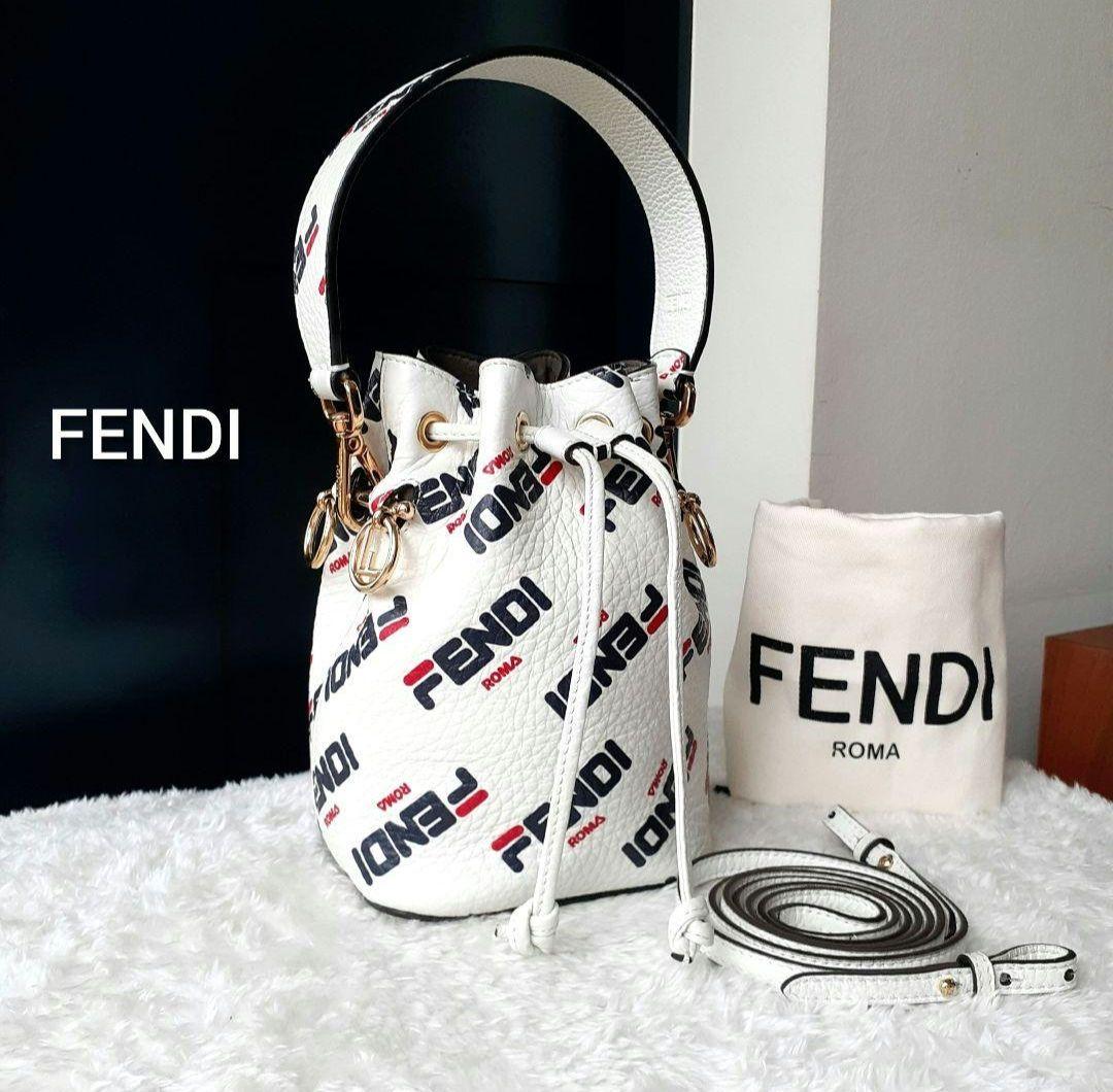 ⭐FENDI⭐ 美品 モントレゾール 巾着 ショルダーバッグ FILAコラボ