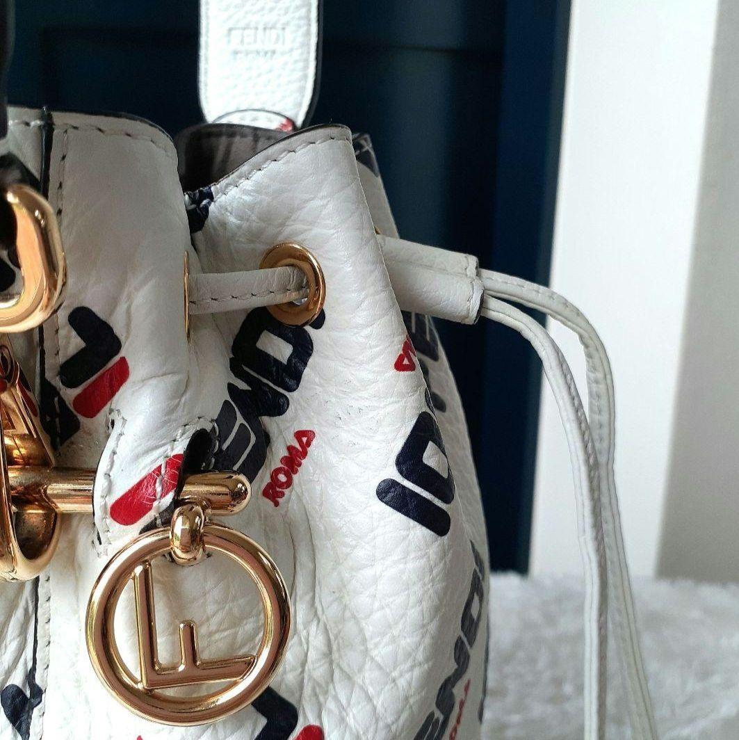 ⭐FENDI⭐ 美品 モントレゾール 巾着 ショルダーバッグ FILAコラボ