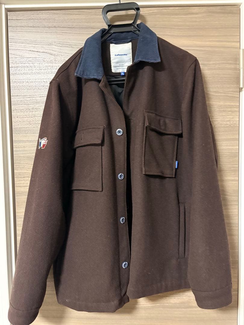 Lafayette ウールコーデュロイジャケット ブラウンXL