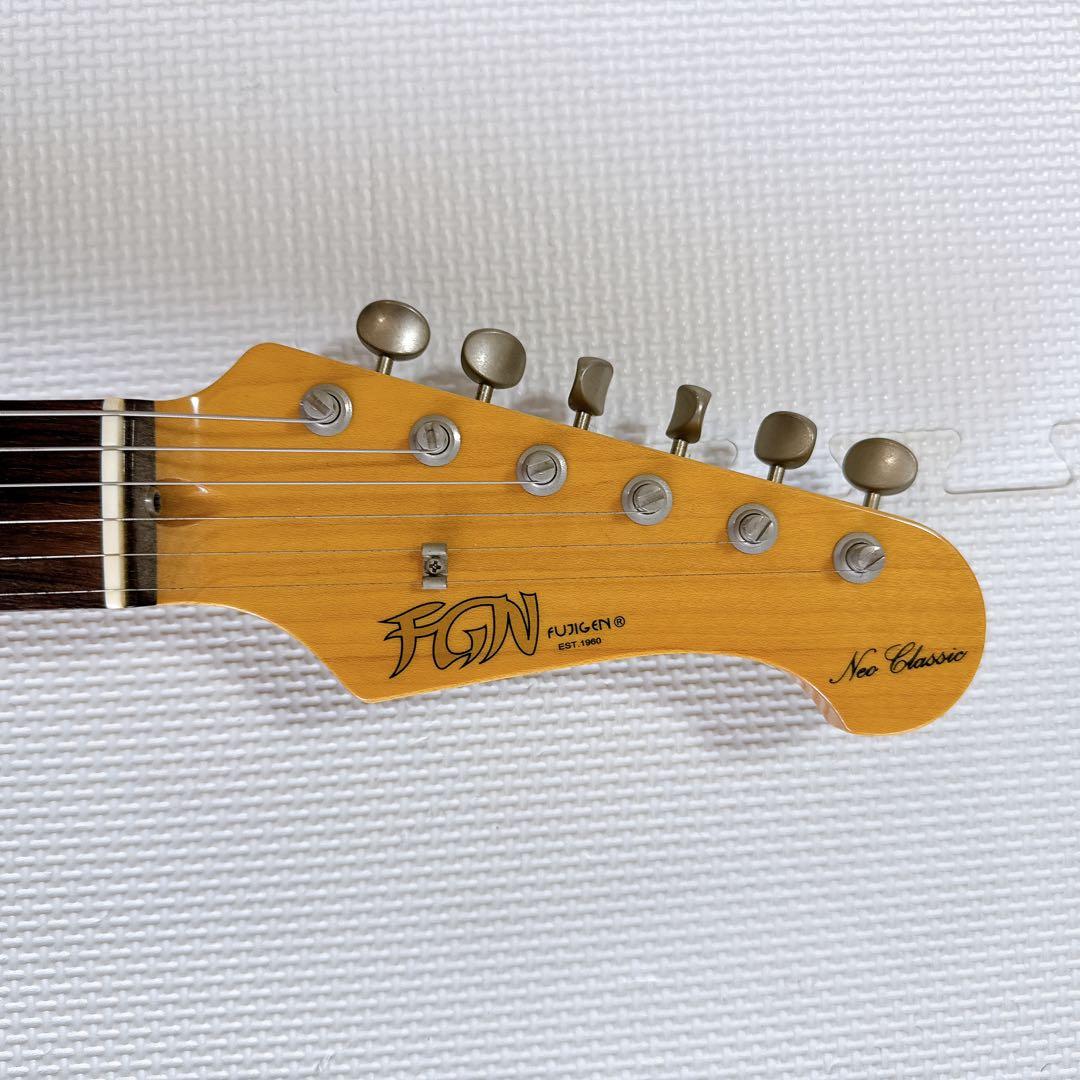 【美品】フジゲンエレキギター　NCST-10R/AL/SSH/3TS ストラト
