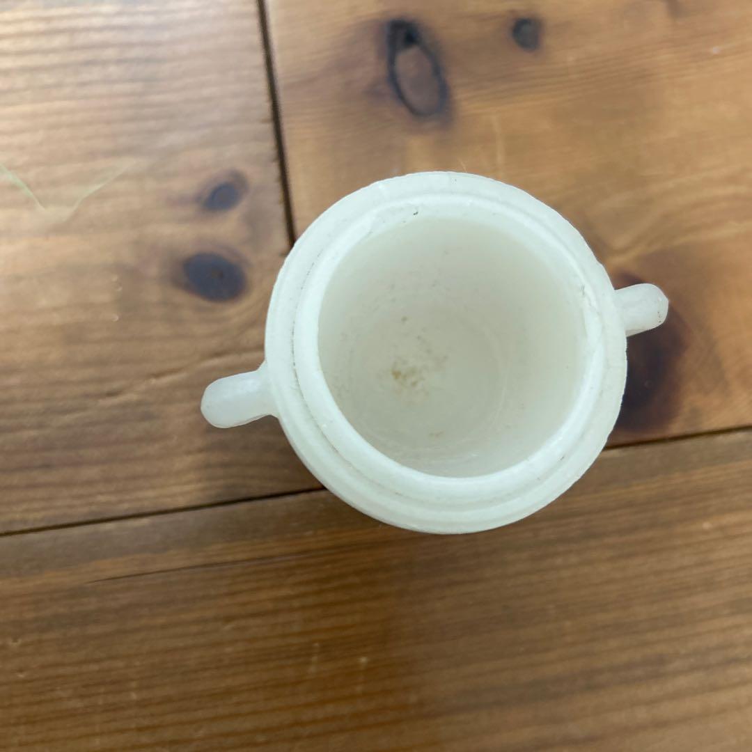 ヴィンテージ　エッグカップ　不透明白カップ　年代物