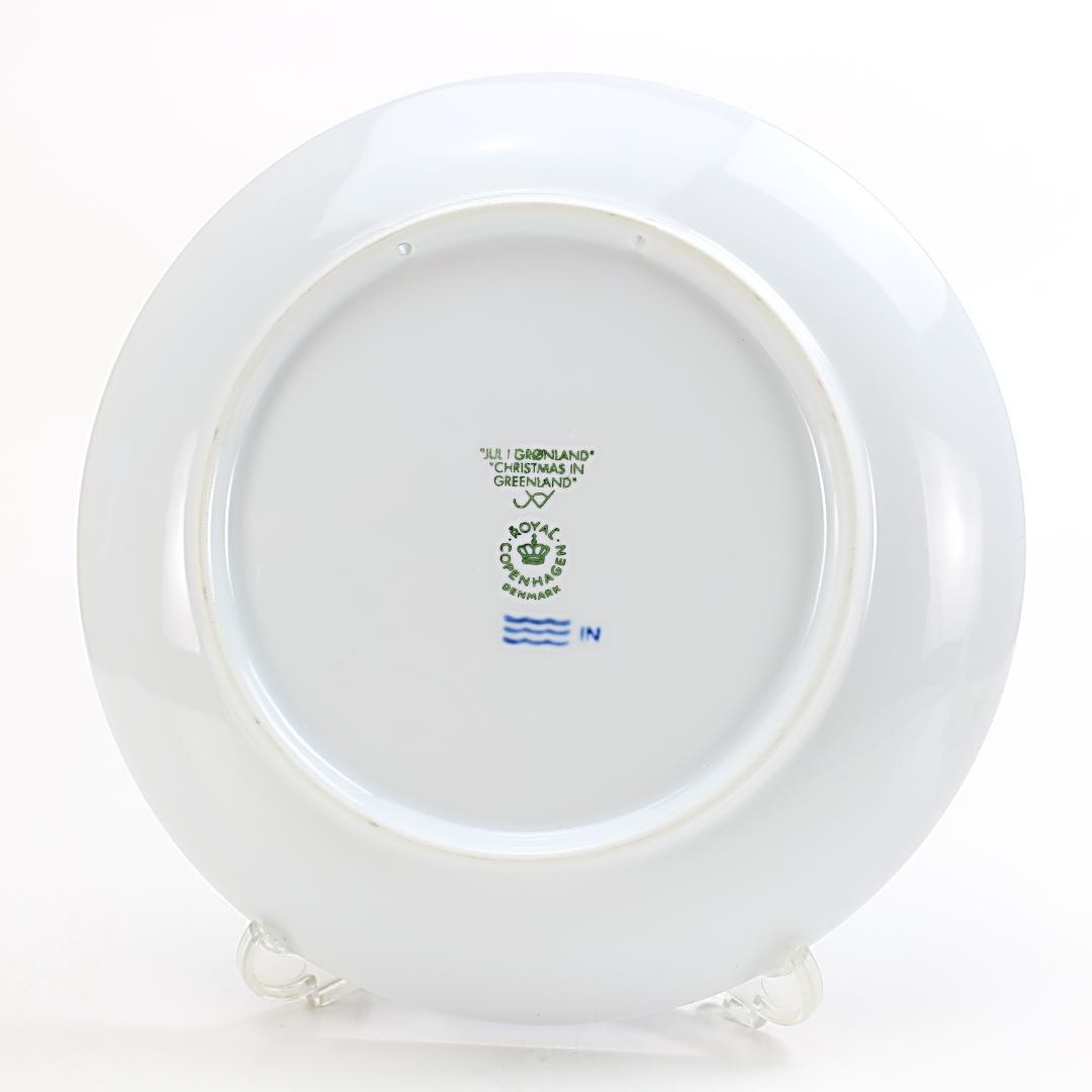 2010年 「グリーンランドのクリスマス」イヤープレート ロイヤルコペンハーゲン