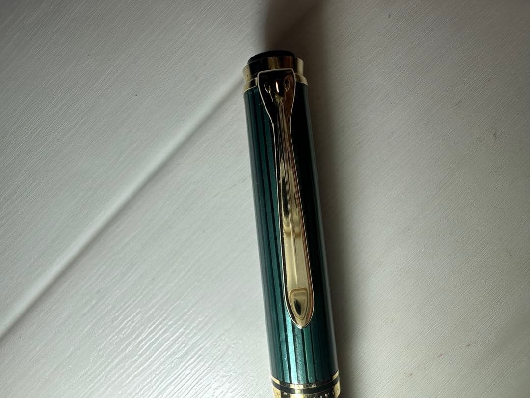 ペリカン ボールペン k800 スーベレーン 緑縞