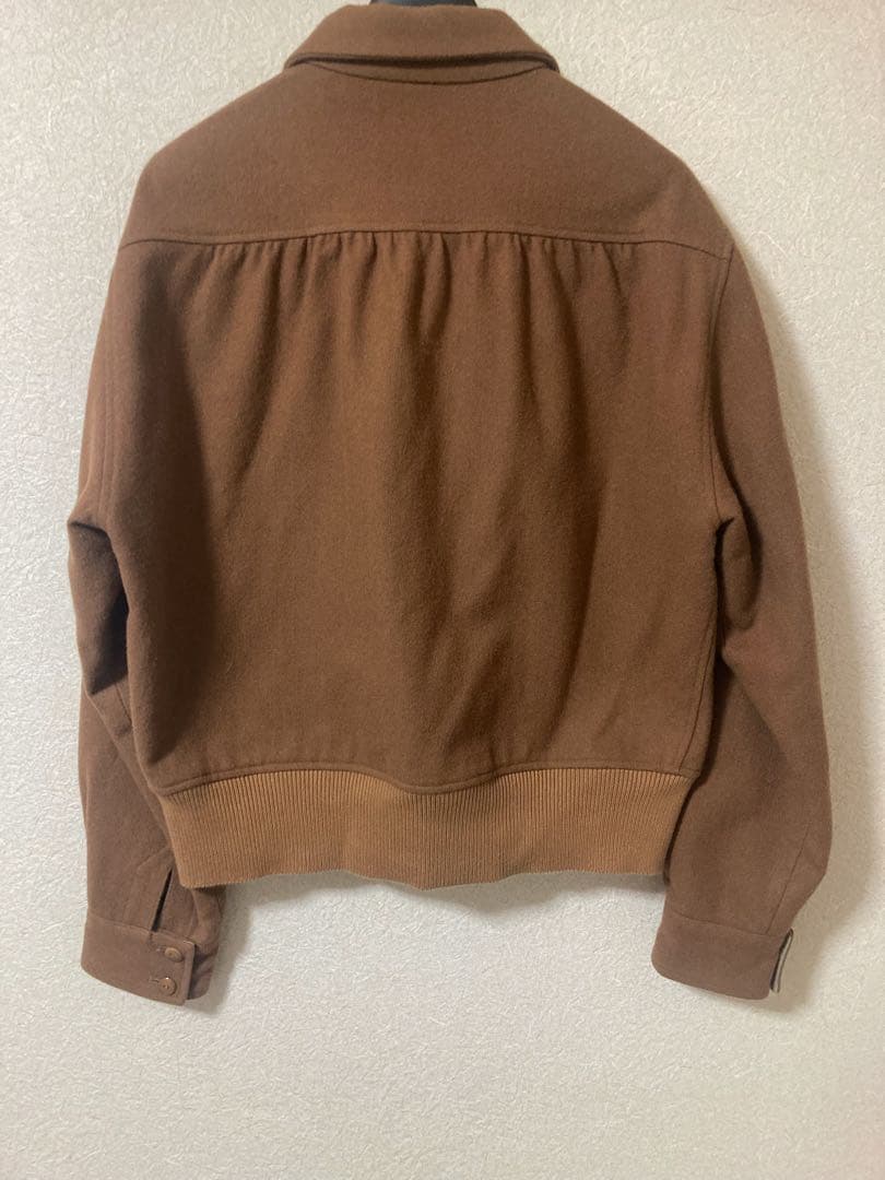 atlast&co ウール スポーツジャケット　サイズ44 モカ