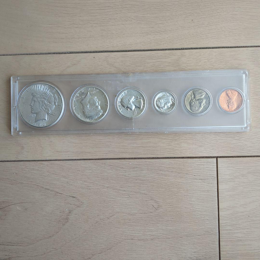 アメリカ ピースダラー 1922年他 銀貨セット
