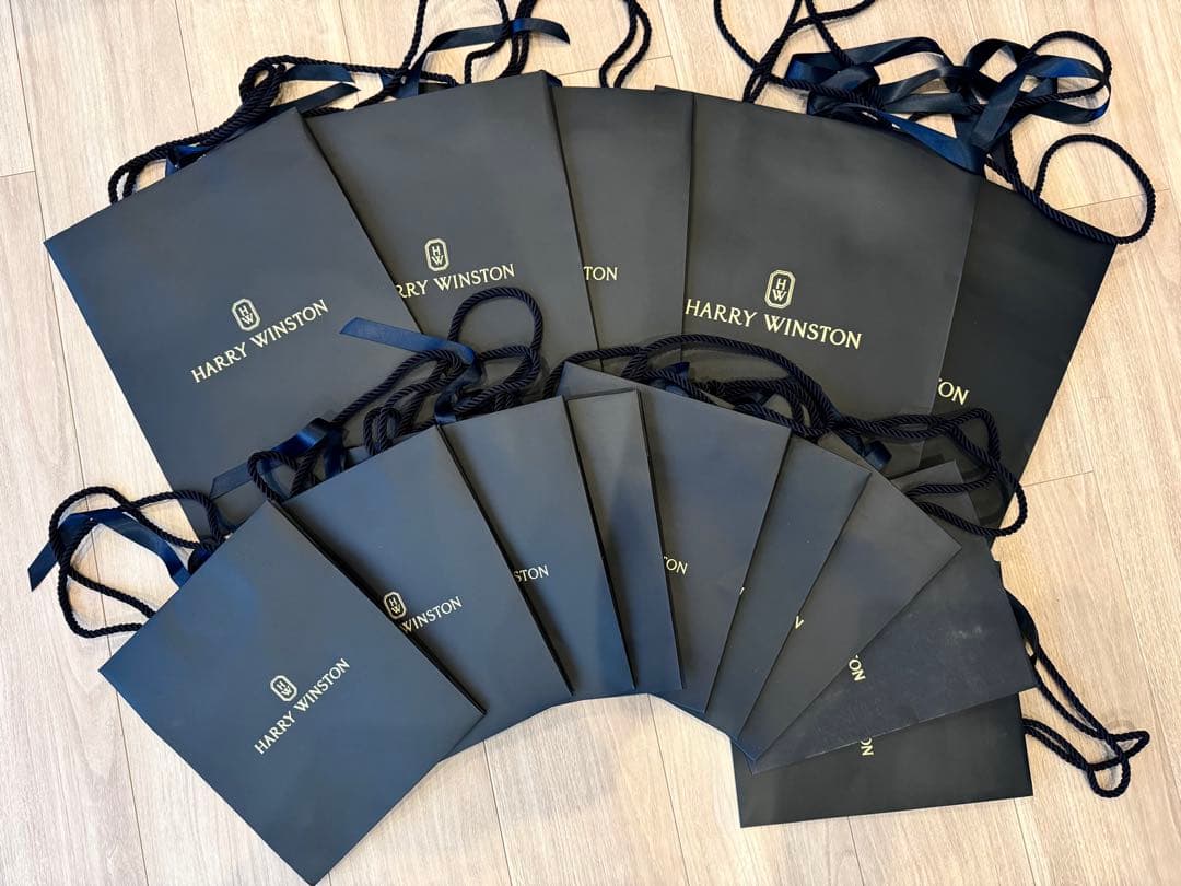 ハリーウィンストン 14枚 HARRY WINSTON 紙袋 ショッパー