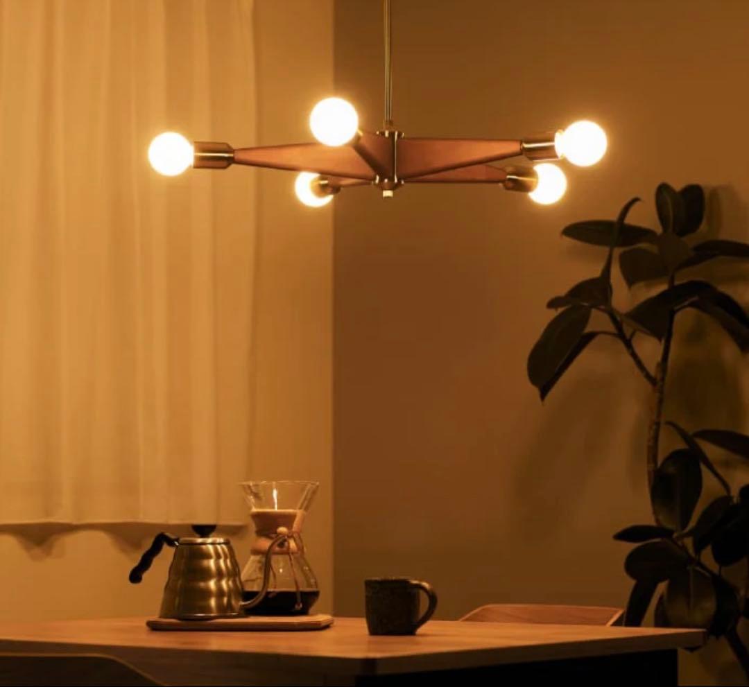 Lindenhurst ペンダントライト ブラウン/ゴールド