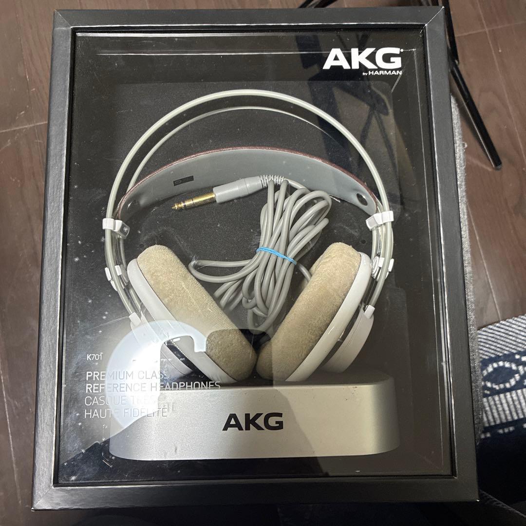 AKG K701 開放型 オープンイヤー ヘッドホン スタンド付き