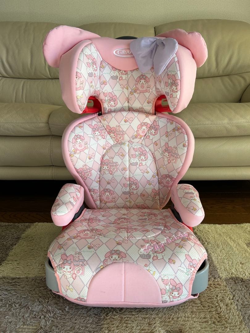 りんご【美品】グレコ　ジュニア　チャイルドシート　マイメロ