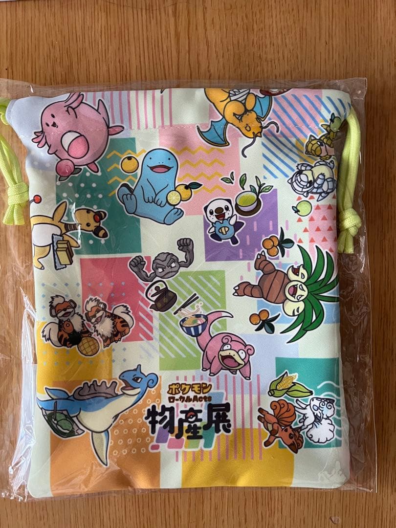 ポケモン物産展 宮城 北海道 ROKON JET HOKKIDO 巾着