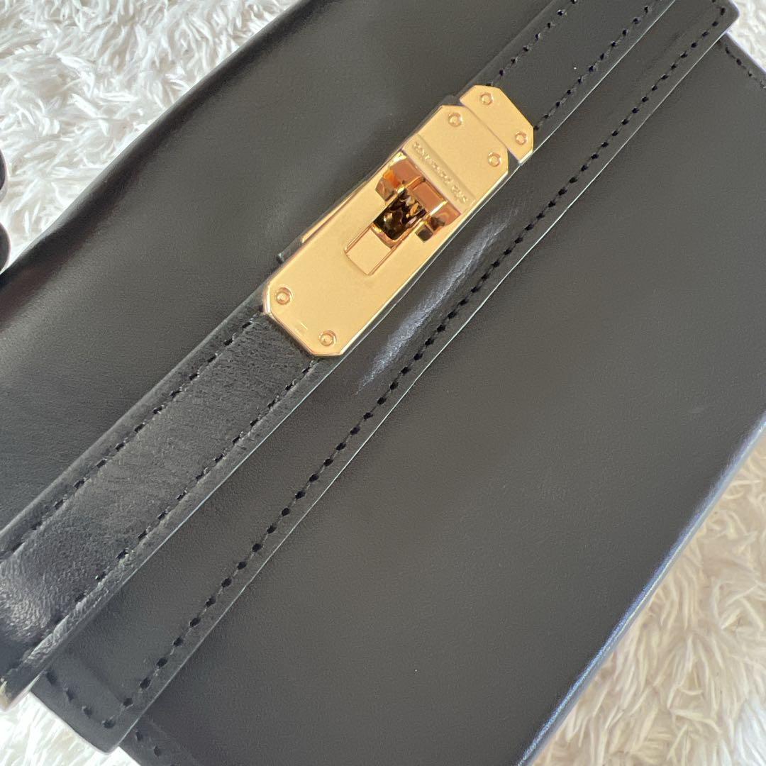 【sita parantica】クロスボディ ミニショルダーバッグ ブラック