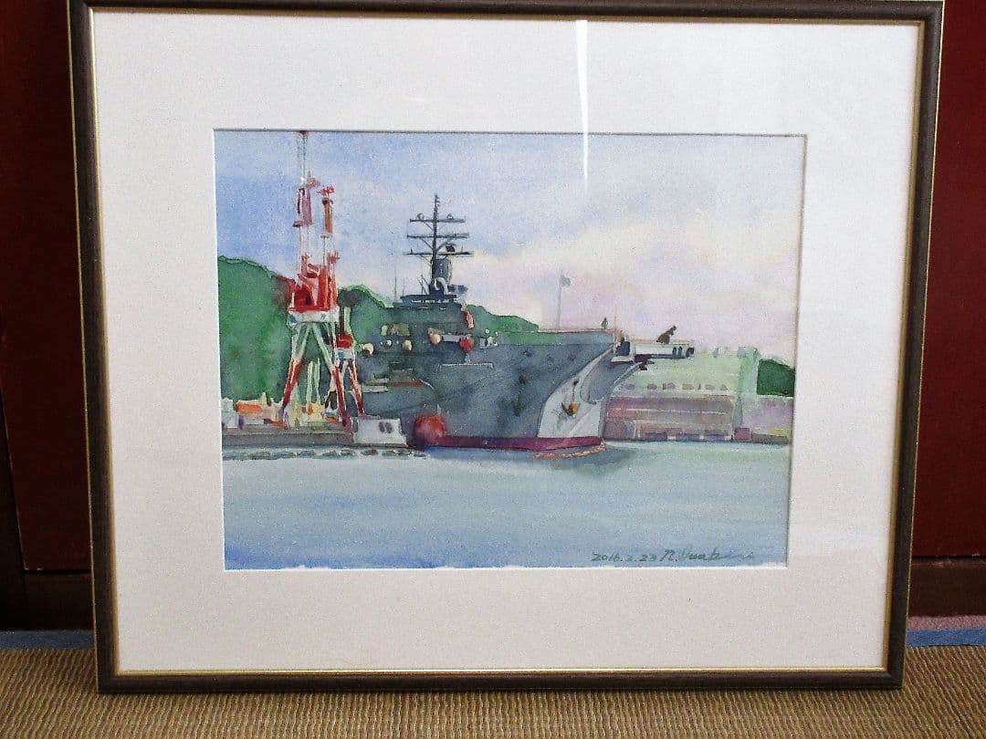 水彩画「ドナルドレーガン号」