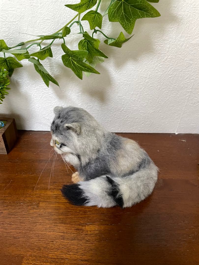 マヌルネコ 羊毛フェルト