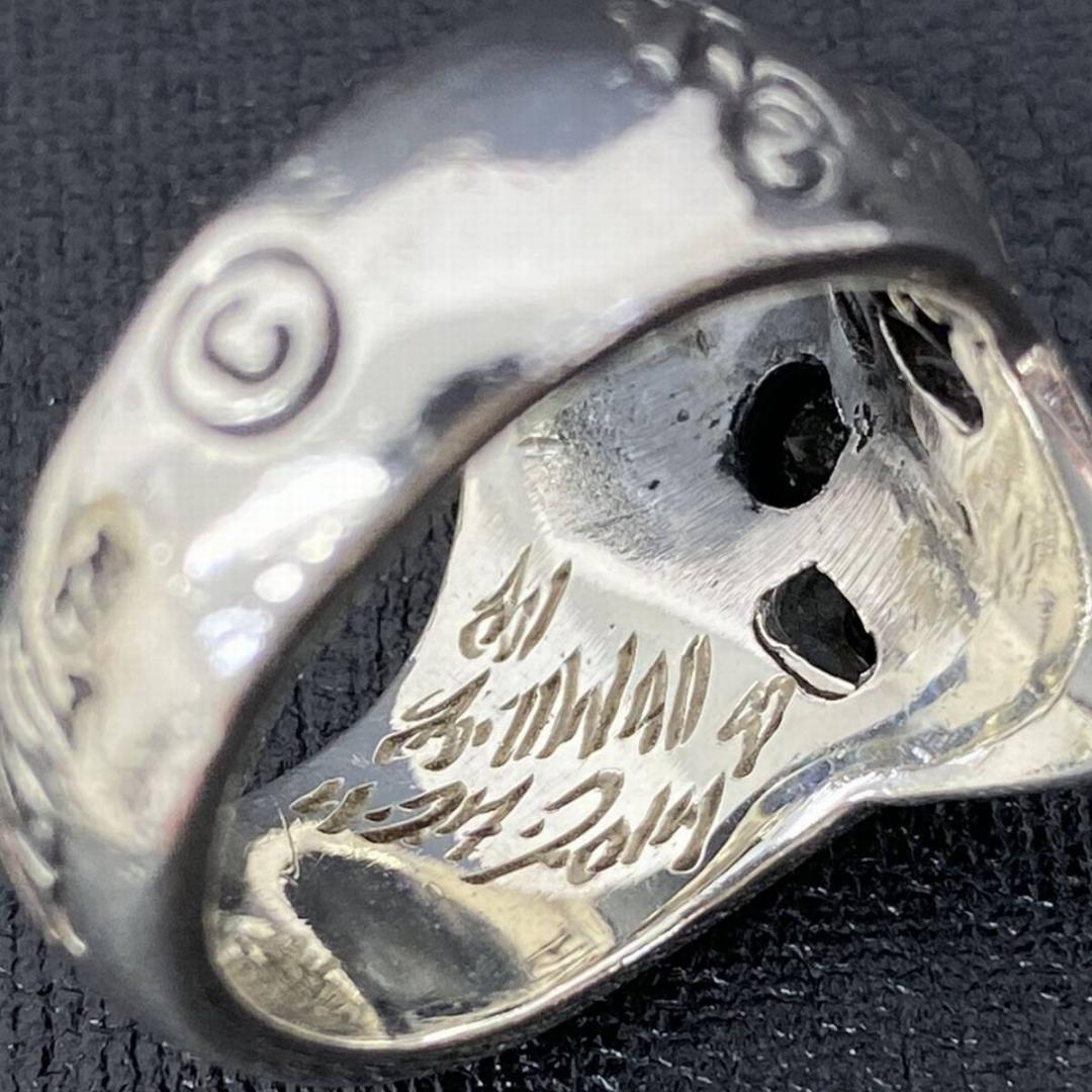 Bill Wall Leather K18 グッドラック スカル リング 17号