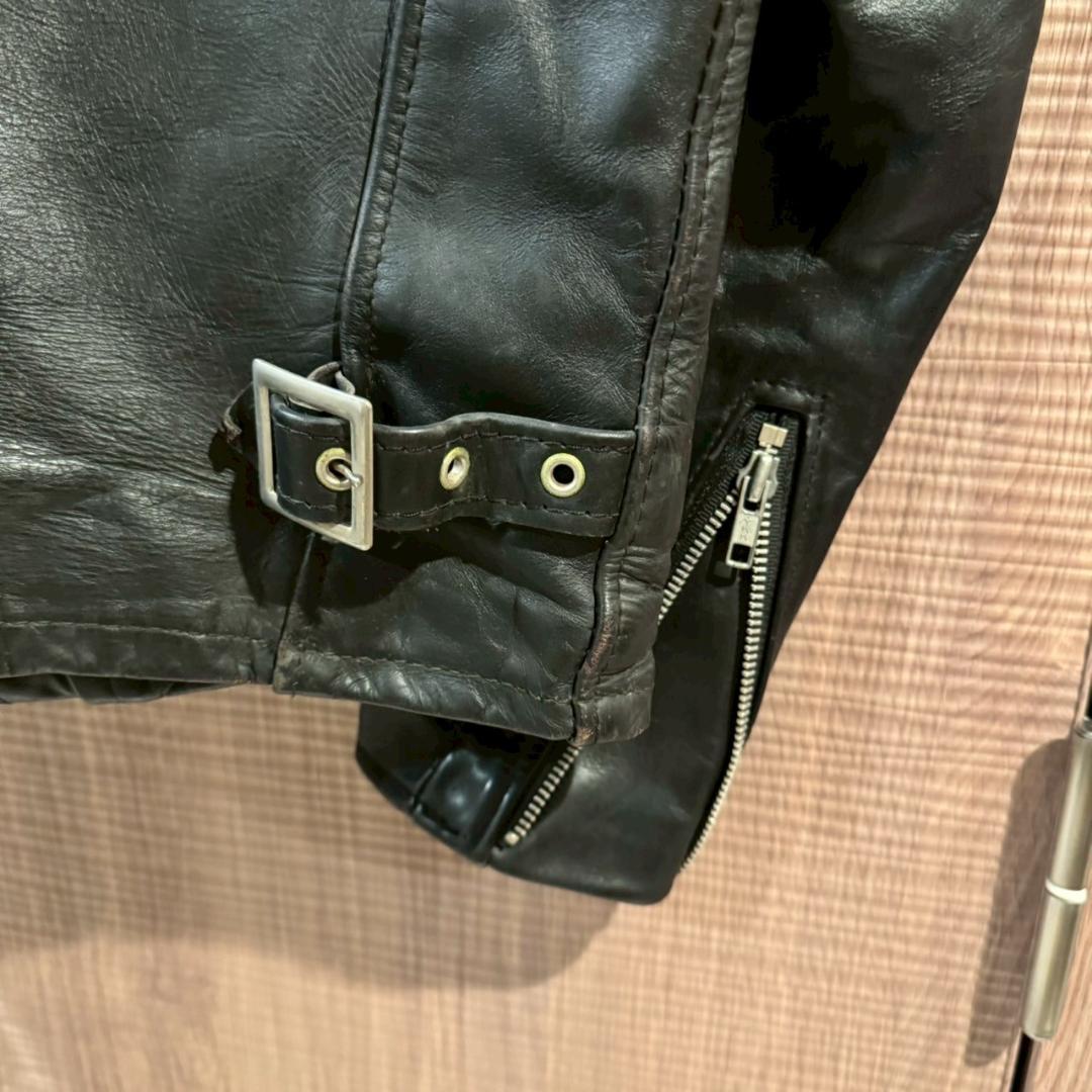 Schott　641　レザージャケット　ボアライナー付属　ブラック　36