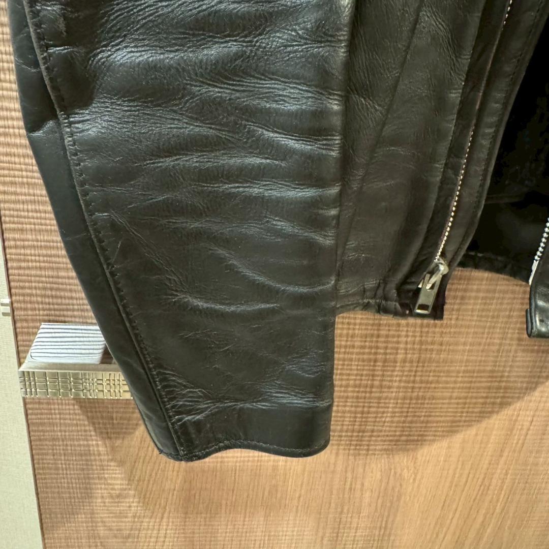 Schott　641　レザージャケット　ボアライナー付属　ブラック　36