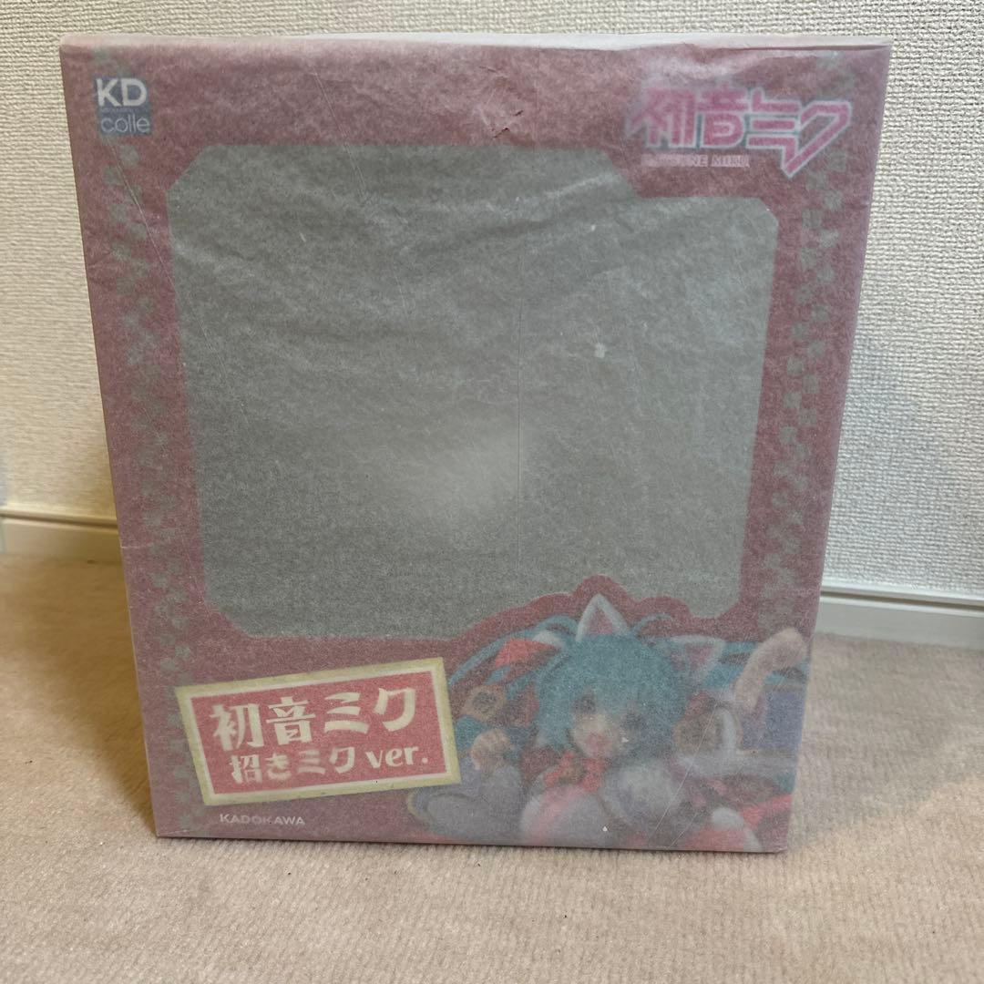 【新品】初音ミク　招きミクVer. 1/7 KADOKAWA特典付き