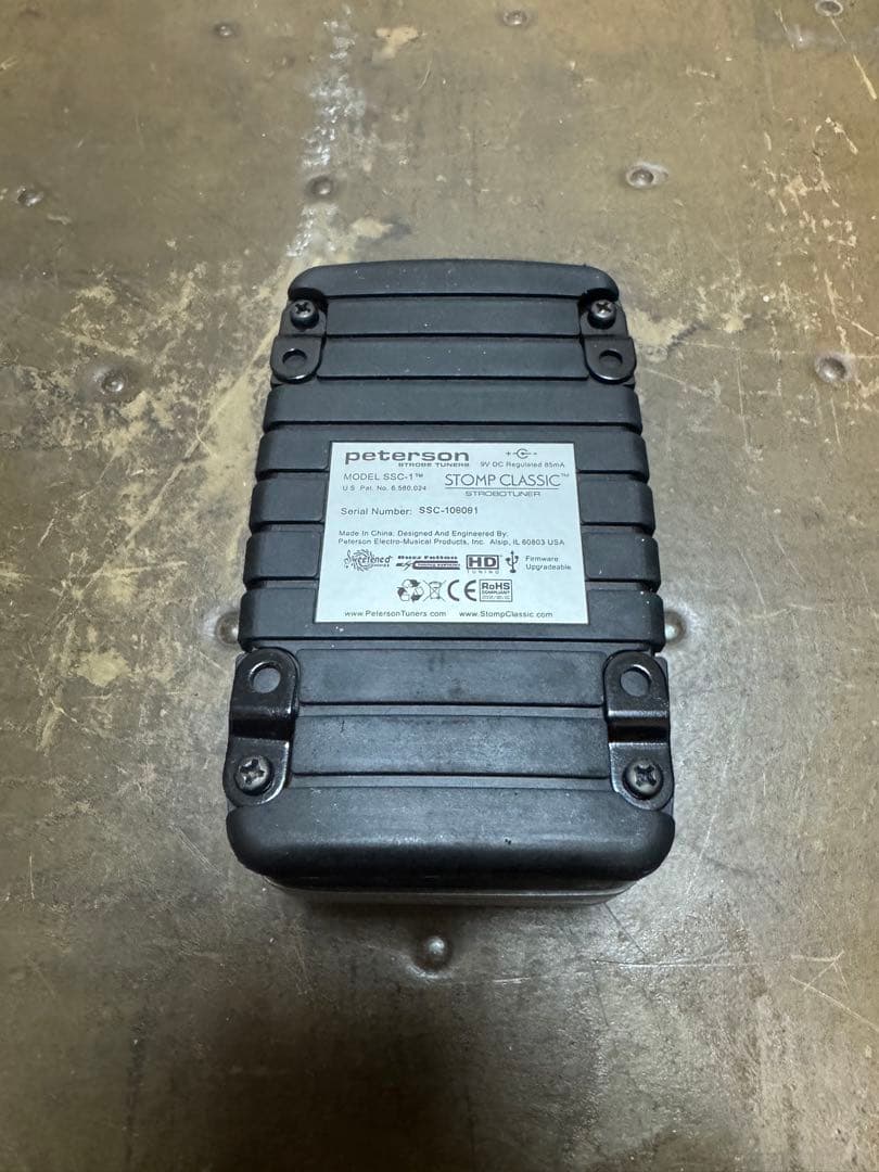 peterson Stomp Classic チューナー