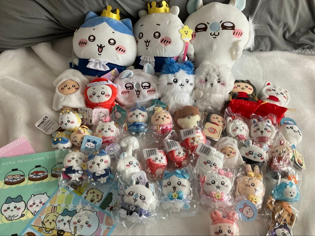 正規品　ちいかわぬいぐるみ・マスコット小物　約60点セット