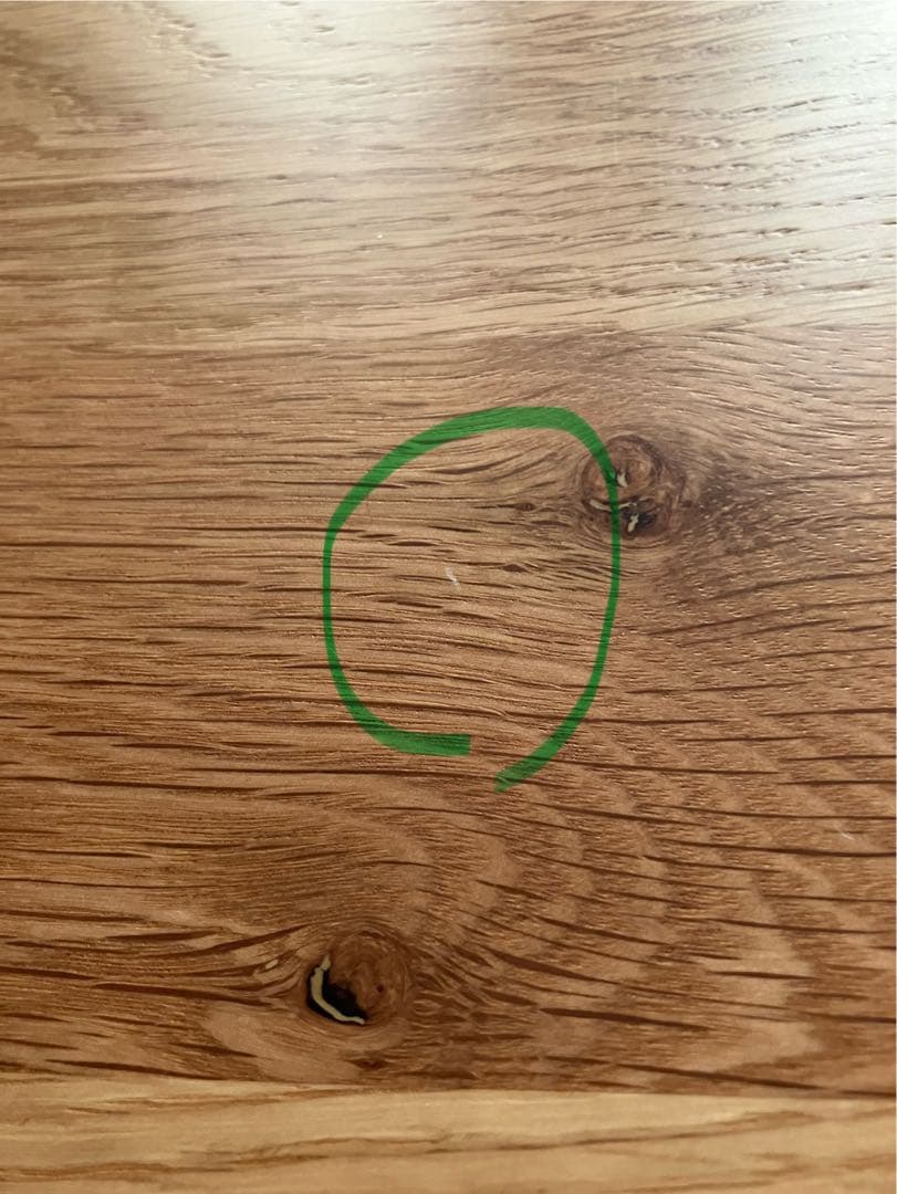 【チンネン様】大川家具　円形ダイニングテーブル