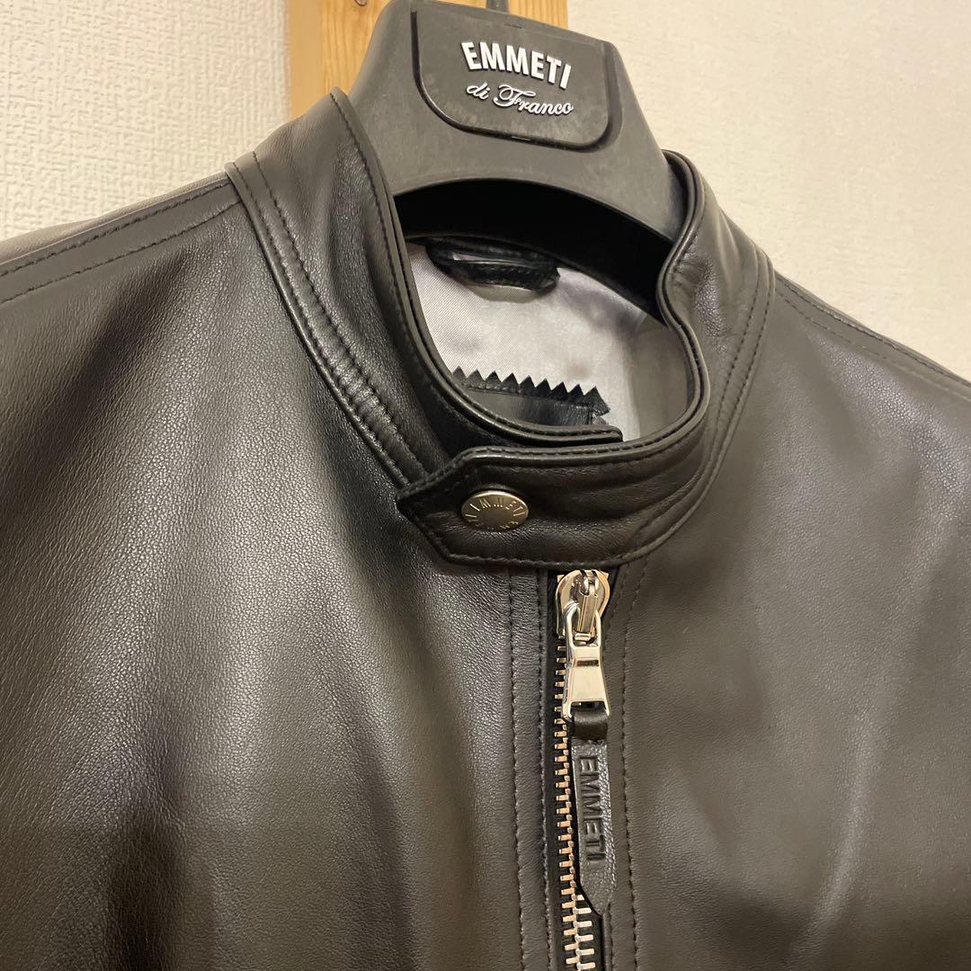 エンメティ シングルライダース ラムレザー マッシモ MASSIMO 46