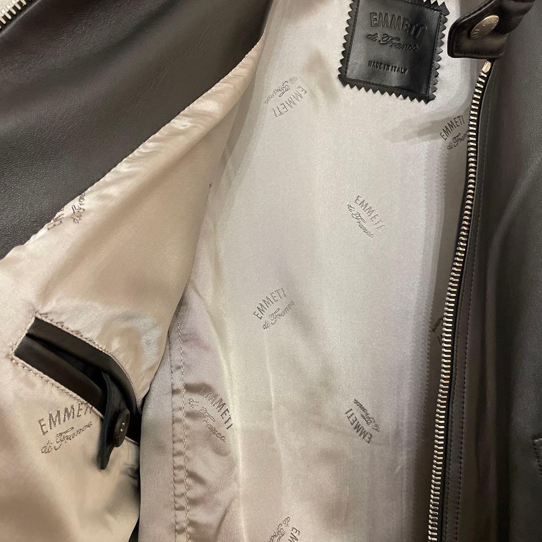 エンメティ シングルライダース ラムレザー マッシモ MASSIMO 46