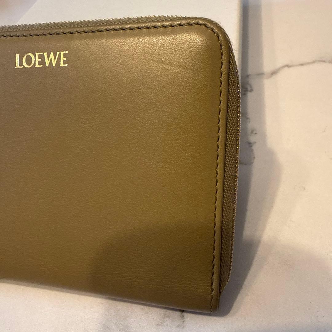 LOEWE ロエベ　ノットコンパクトジップウォレット