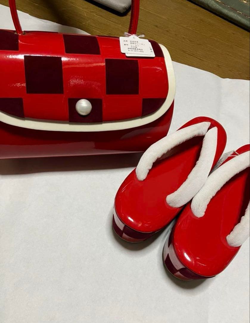 ふりふ　草履　バッグ　新品未使用