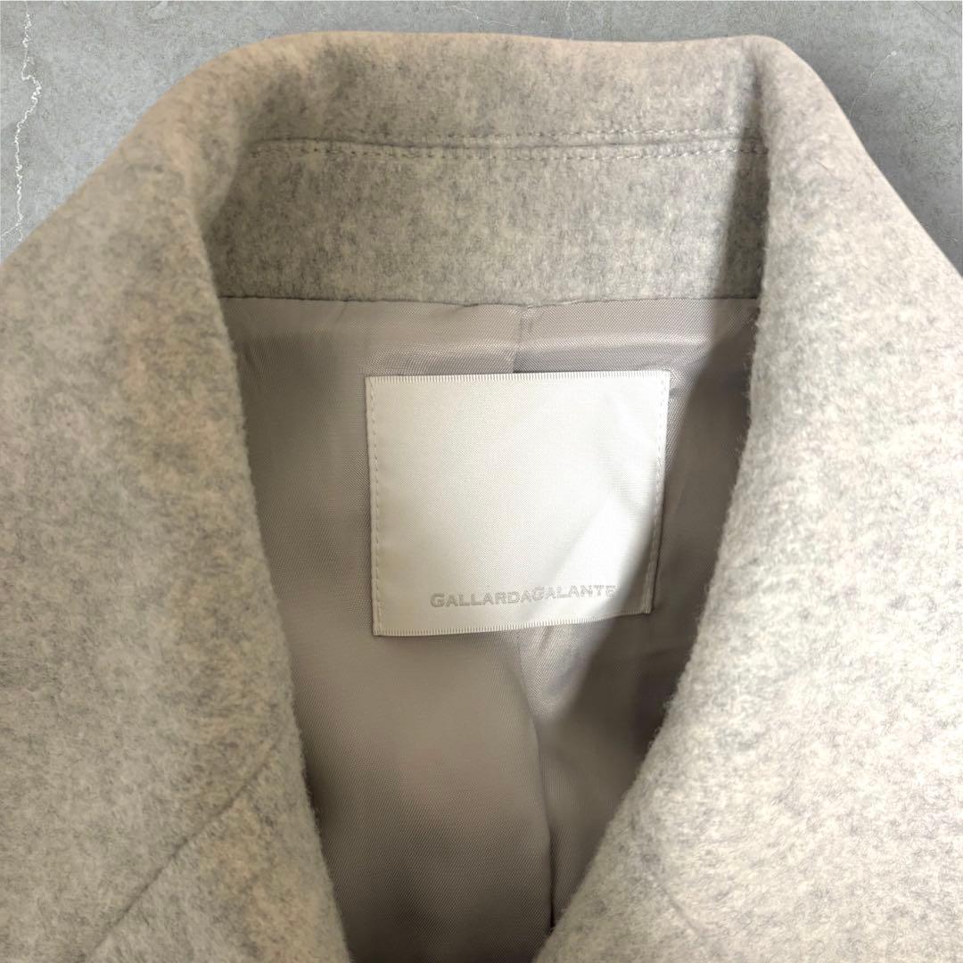 GALLARDAGALANTE ウールビーバーチェスターコート　ライトグレー