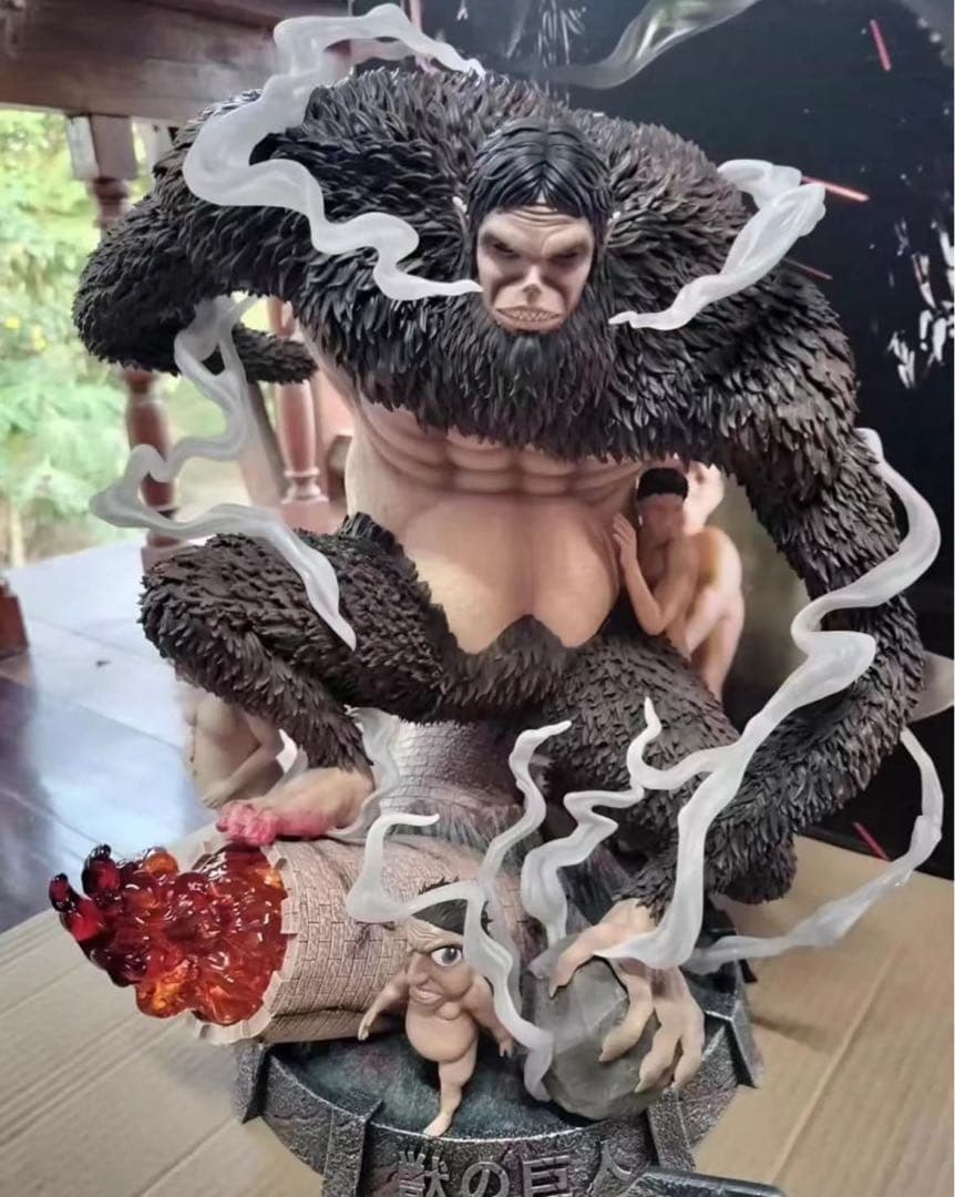 進撃の巨人 獣の巨人 ガレージキット ガレキ スタチュー①