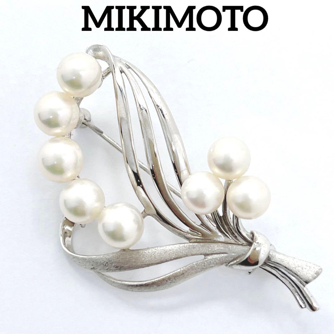 MIKIMOTO ミキモト パール　ブローチ　コサージュ　フラワー