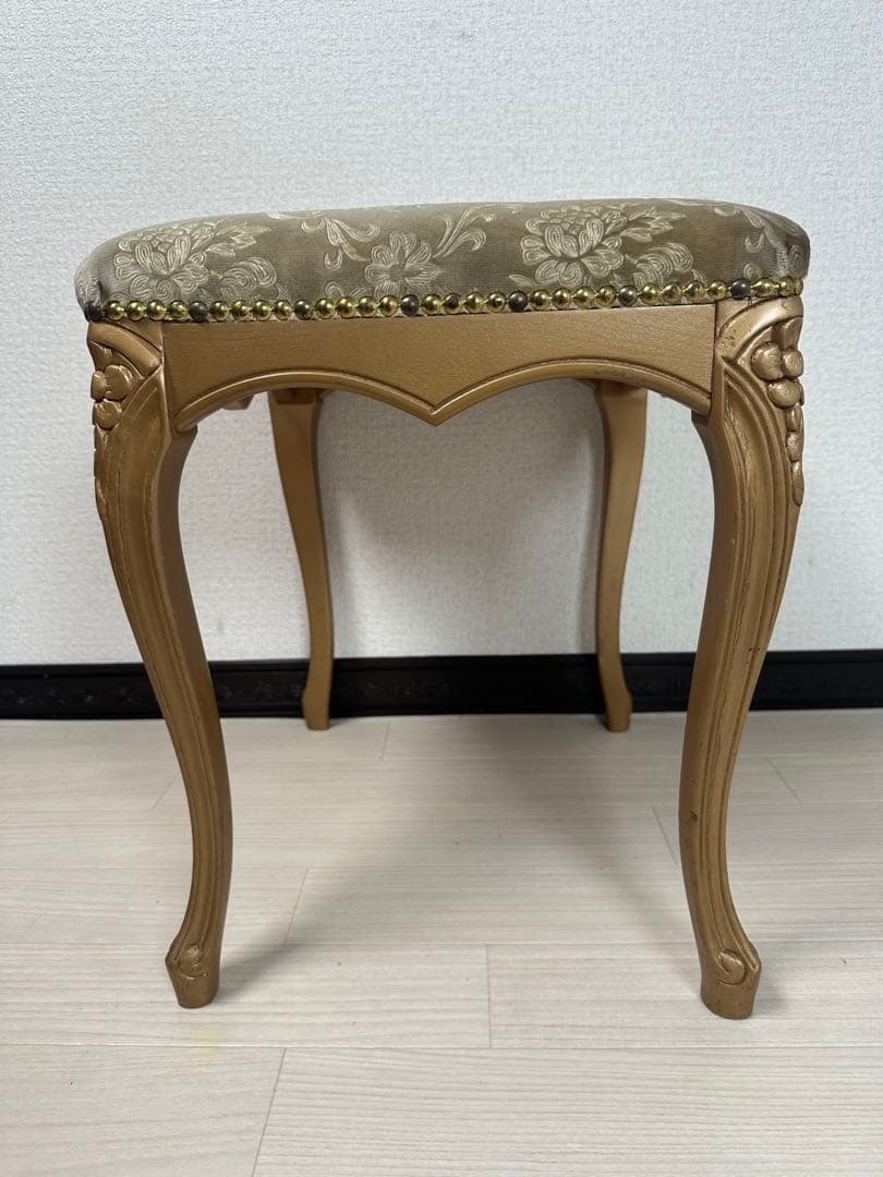 イタリア アンティーク調 スツール オットマン ※i1※