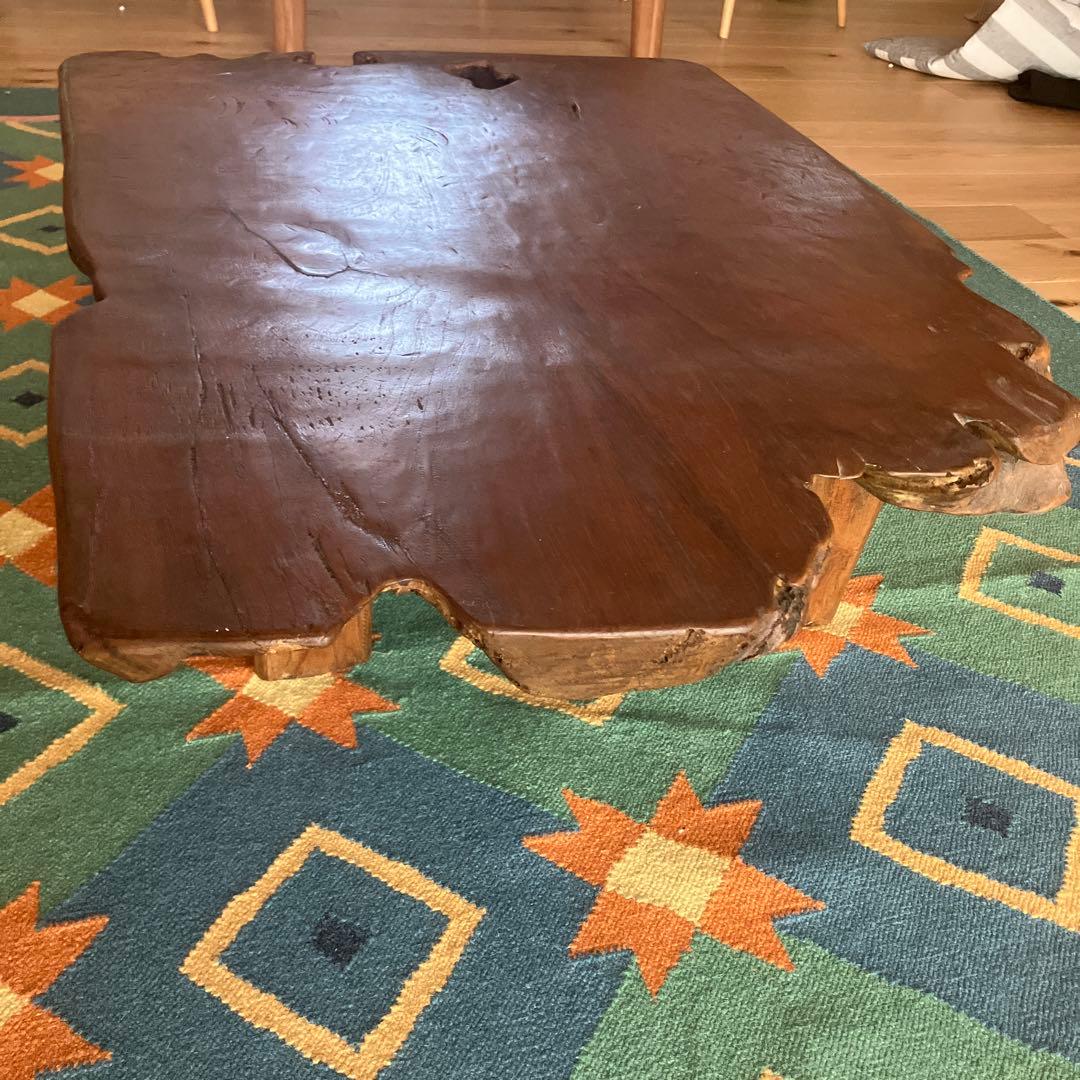 オールドチーク　テーブル　海外　バリ　木材　ビンテージ　アンティーク