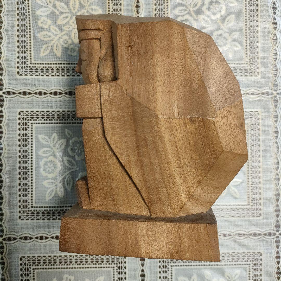 佐々木千秋　一刀彫木彫『大黒天』