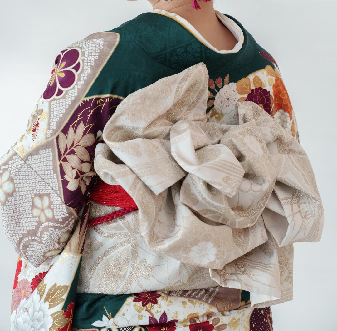 ≪美品≫正絹　振袖9点フルセット【725】【155cm~165cmの方用】