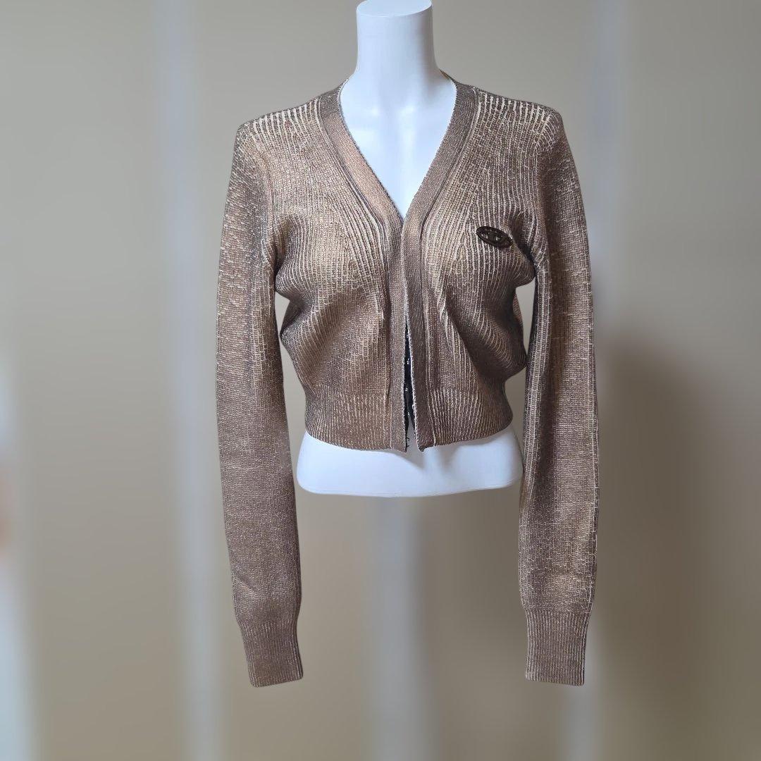 ♡DIESEL♡ ゴールド&ベージュ ニット タイトスカート セットアップ