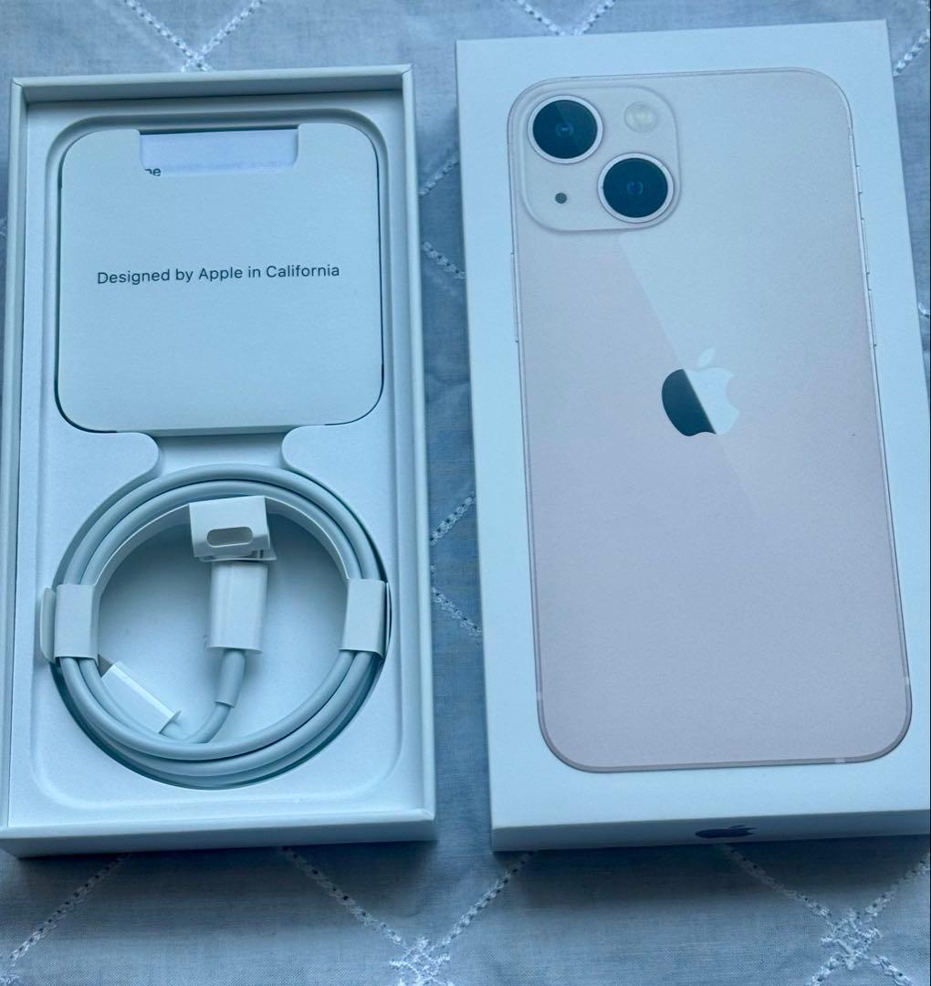 美品箱付き iPhone 13 mini ピンク 128GB