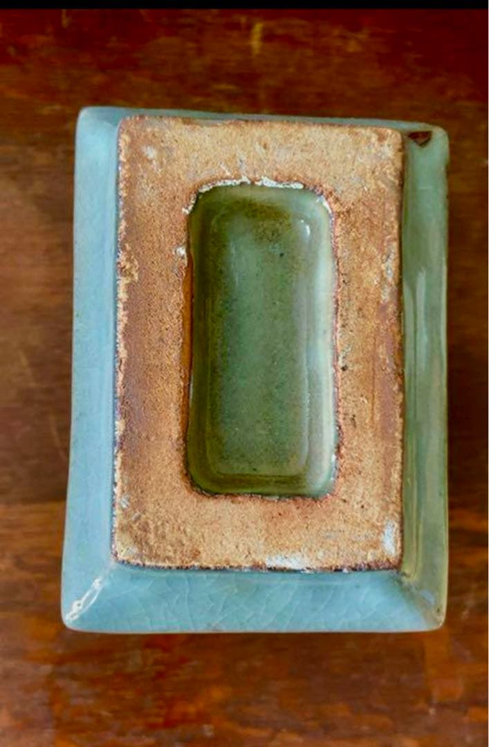 福原達郎　作　益子焼　壺　花瓶