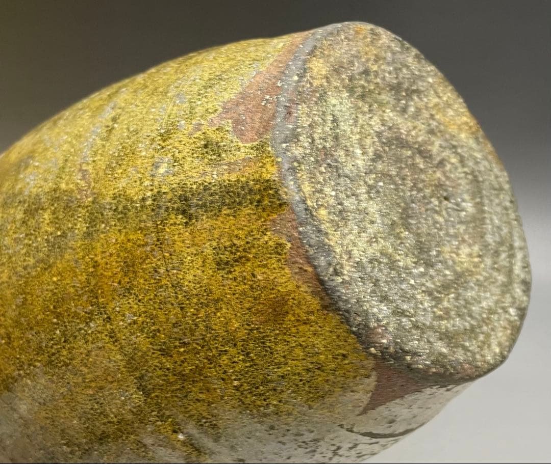 高麗青磁　花入　花瓶　花器　L443